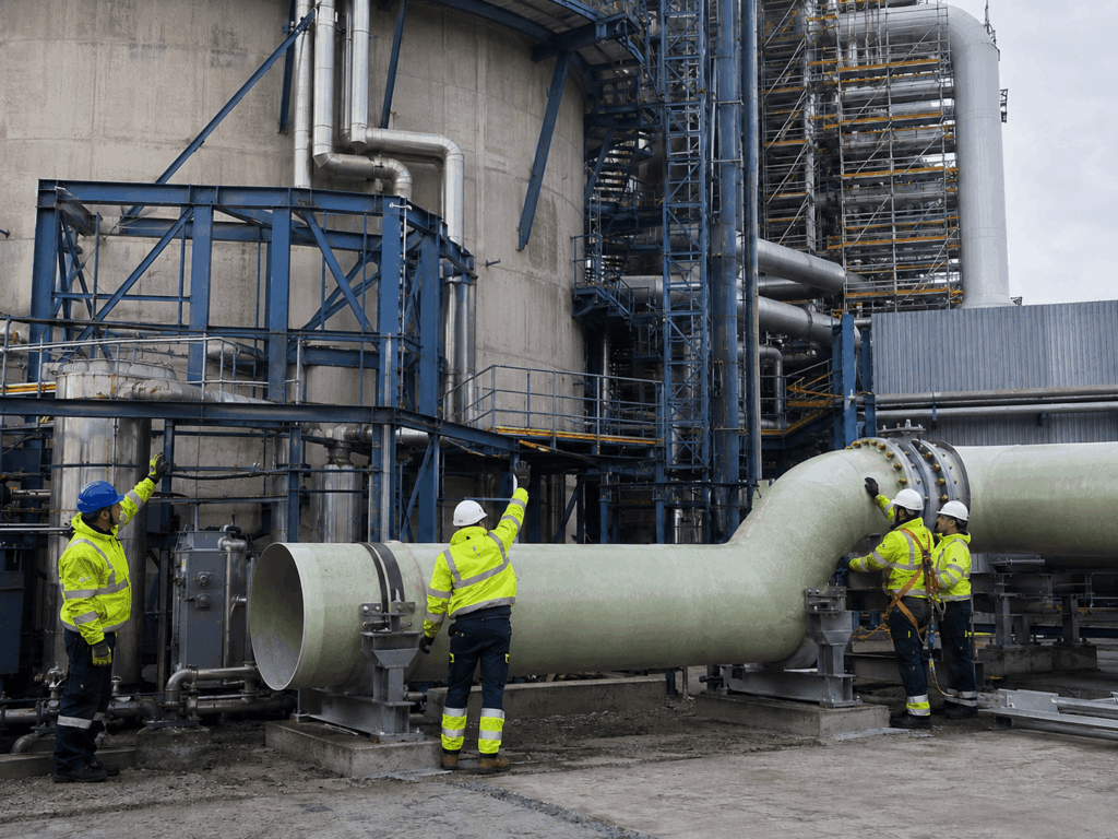 Installation of GRP Piping Systems Service